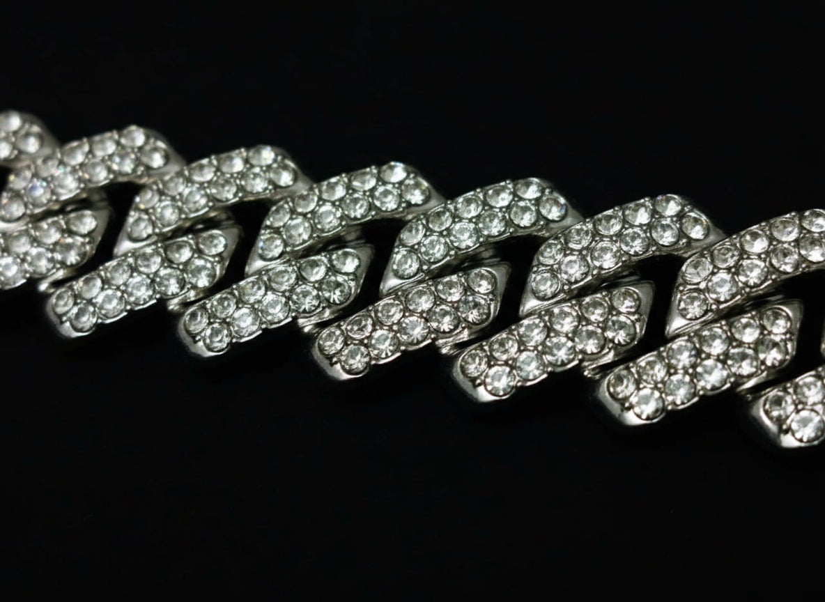 Silver Stainless Steel bracelet zebra style - Orna Store