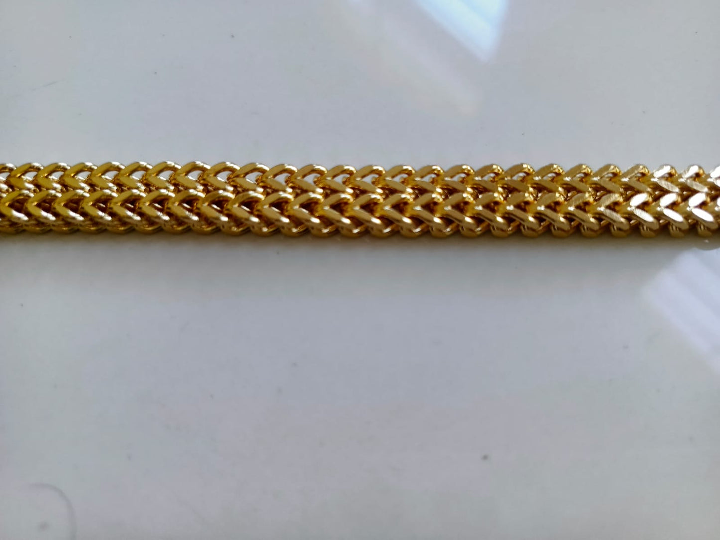 Light Golden Stainless Steel Bracelet Unisex - Orna Store