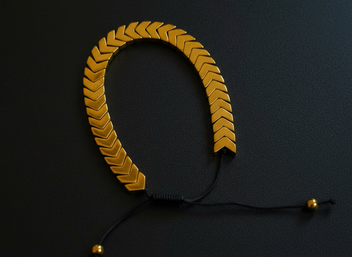 Golden Arrow Stainless Steel Bracelet - Orna Store