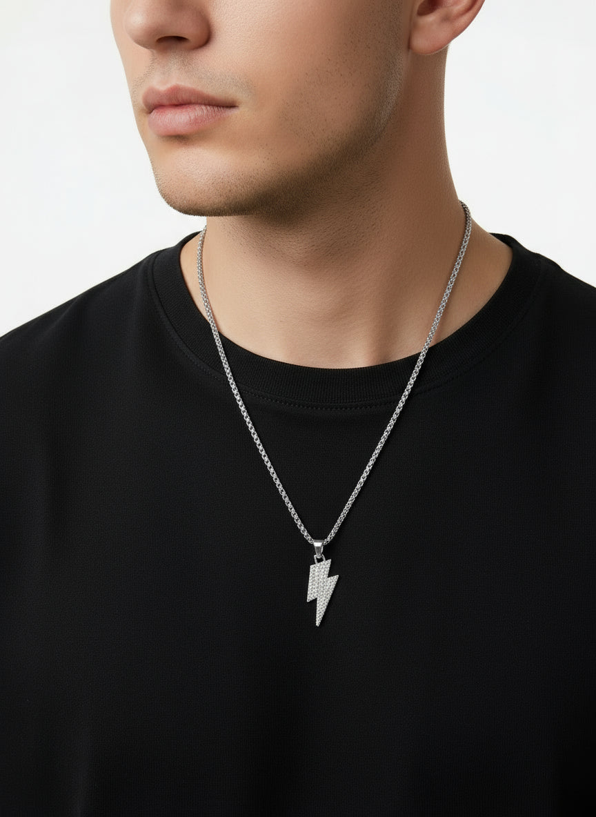 Thunder pendant with Stainless Steel Chain - Orna Store