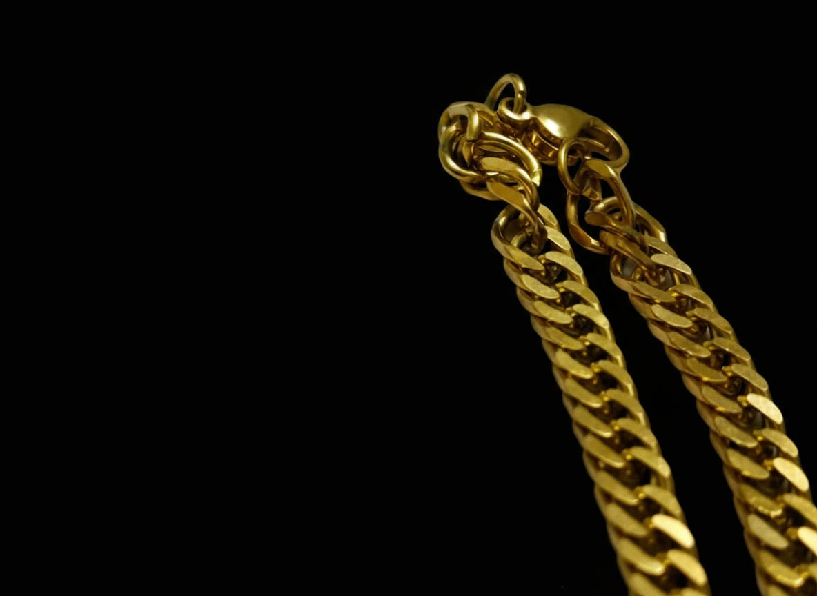 Golden Stainless Steel Chain - Orna Store