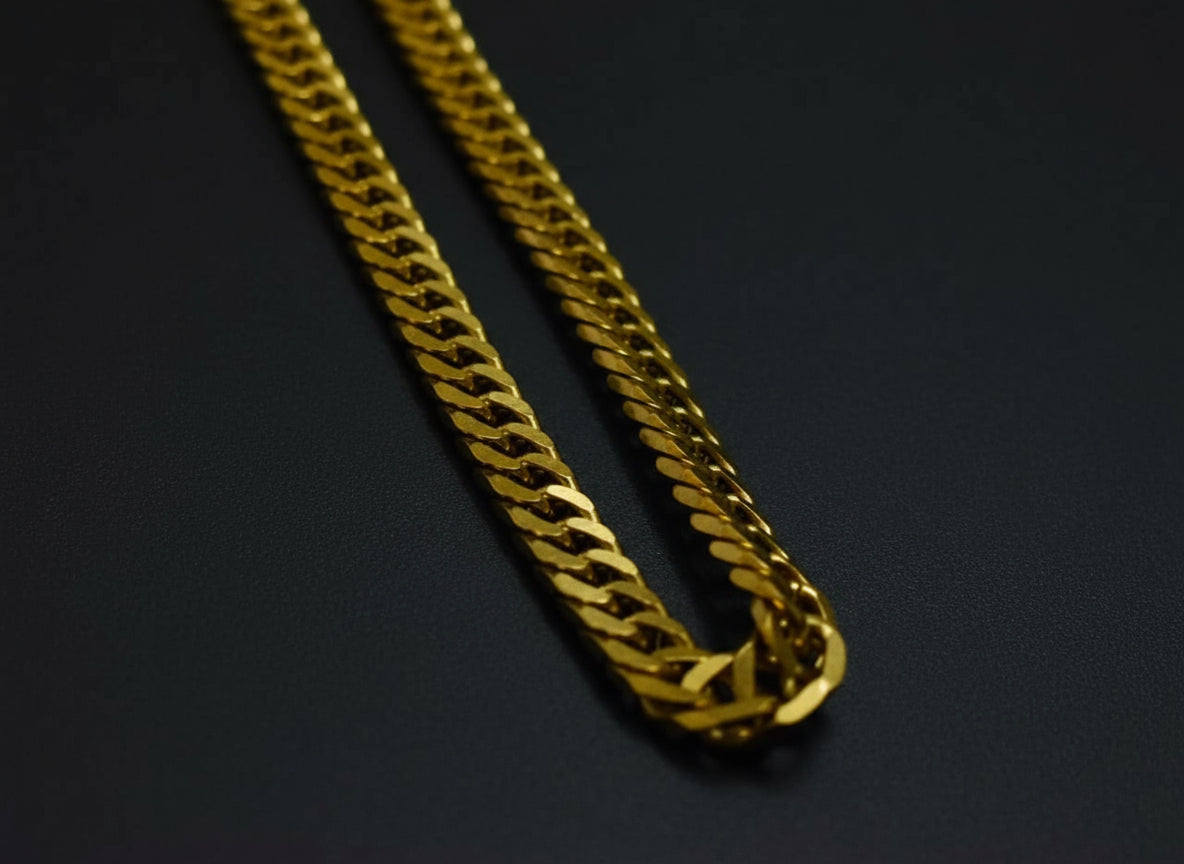 Golden Stainless Steel Chain - Orna Store