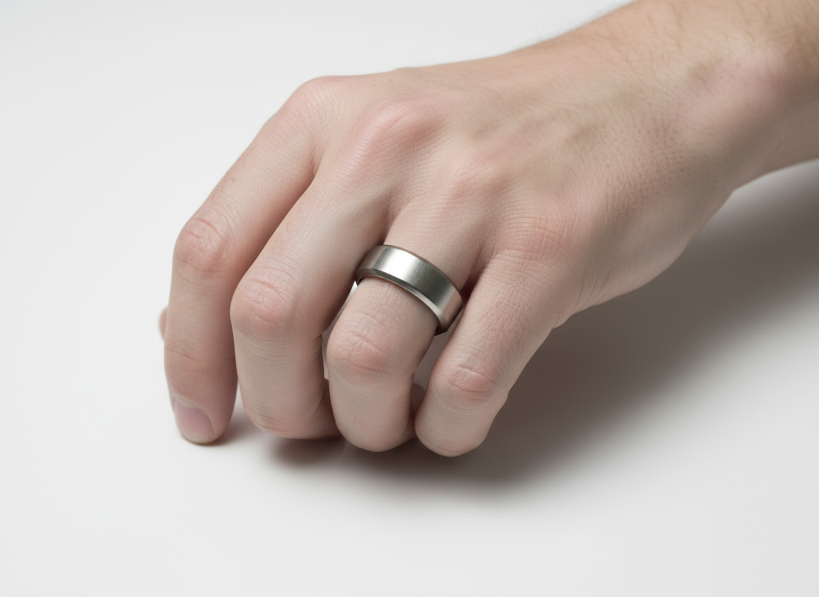 Silver Stainless Steel Ring Premium Quality - Orna Store