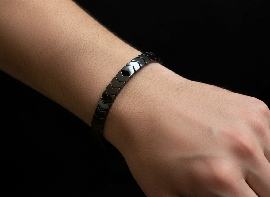 Dark Silver Arrow Stainless Steel Bracelet - Orna Store