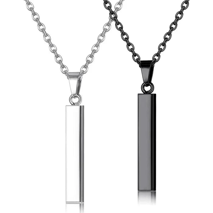 Premium Bar Necklace For Men & Women - Orna Store