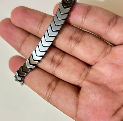 Silver Stainless Steel Bracelet Arrow Style - Orna Store