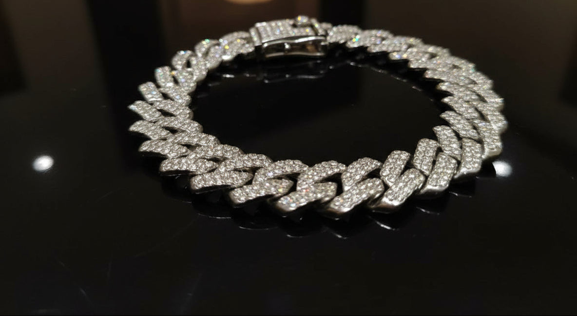 Silver Stainless Steel bracelet zebra style - Orna Store