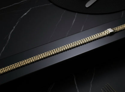 Silver bracelet Straight Boxy style - Orna Store