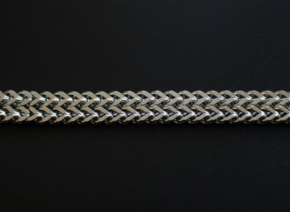 Silver bracelet Straight Boxy style - Orna Store