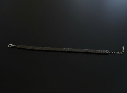 Dark Silver Arrow Stainless Steel Bracelet - Orna Store