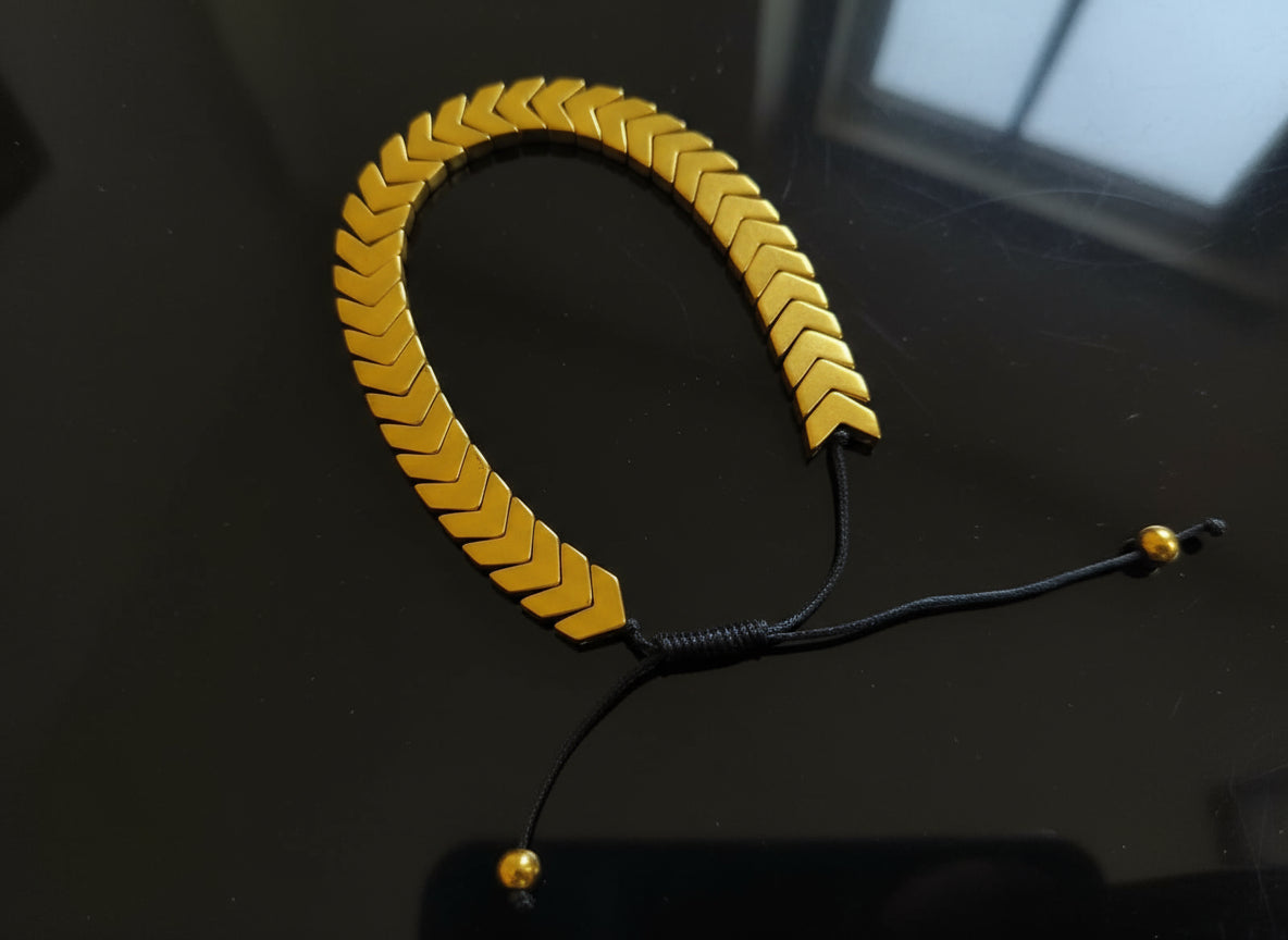 Golden Arrow Stainless Steel Bracelet - Orna Store