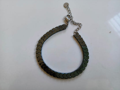 Dark Silver Arrow Stainless Steel Bracelet - Orna Store