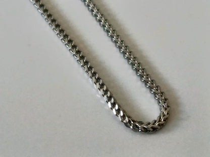 Silver Stainless Steel Chain Cubic Style - Orna Store