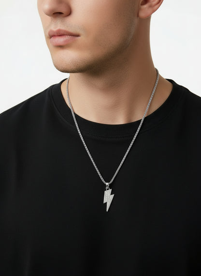 Thunder pendant with Stainless Steel Chain - Orna Store