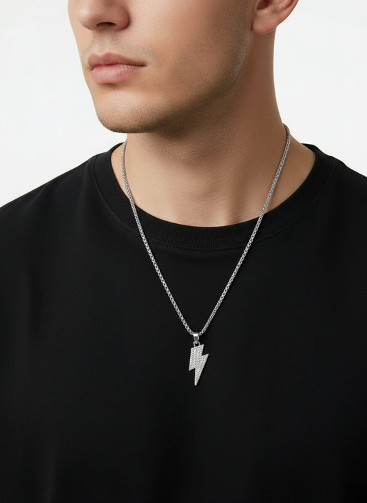 Thunder pendant with Stainless Steel Chain - Orna Store