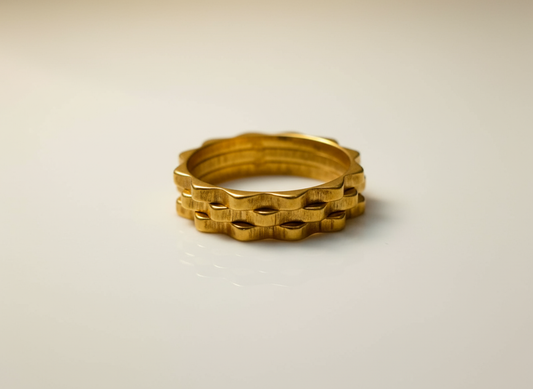 Golden Ring Stainless Steel Unisex - Orna Store