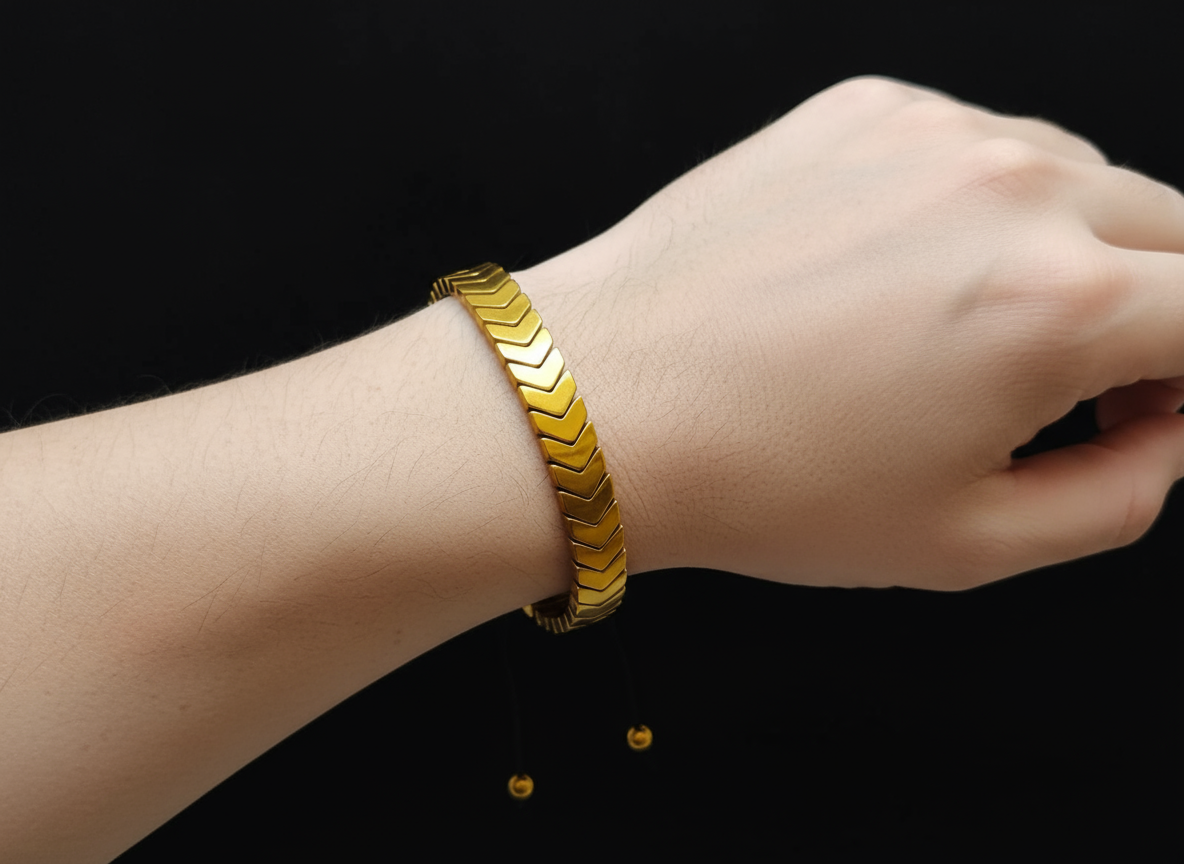 Golden Arrow Stainless Steel Bracelet - Orna Store