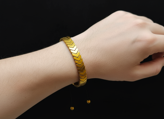 Golden Arrow Stainless Steel Bracelet - Orna Store